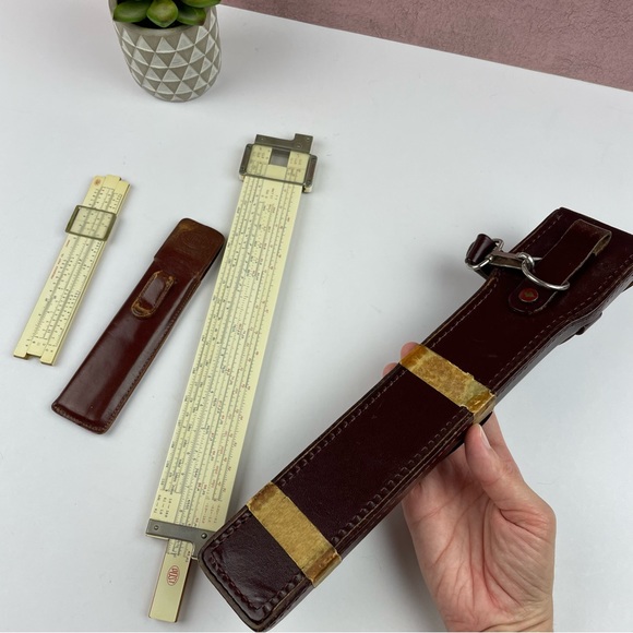 Vintage Frederick Post Brown White Versalog Slide Rule - Picture 7 of 8